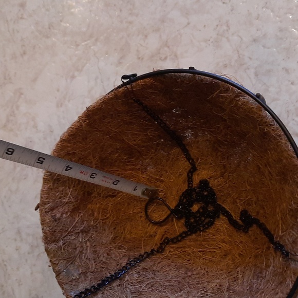 New Coco Fiber Hanging Plant Basket - Picture 4 of 5